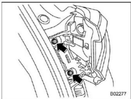 SUBARU Impreza Wagon (1995) - ■ Front Turn Signal Light, Position Light and Front Side Marker Light (If Equipped) - 3