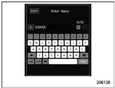 Enter Name XXXXX 4/10 1 2 3 4 5 6 7 8 9 0 Q W E R T Y U I D P A S D F G H J K L Z X C V B N M ADD ADD Next 306138
