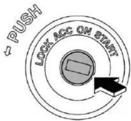 → PUSH LOCK ACC ON START