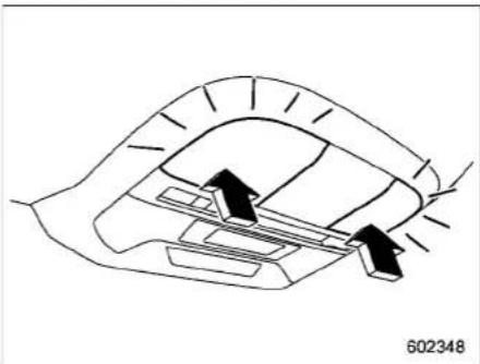 SUBARU Impreza Wagon (1995) - Map light switches - 1