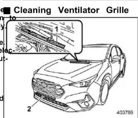 Cleaning Ventilator Grille to 1 2 403789