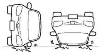 SUBARU Impreza Wagon (1995) - Examples of the types of accidents in which the SRS side airbag is unlikely to deploy - 10