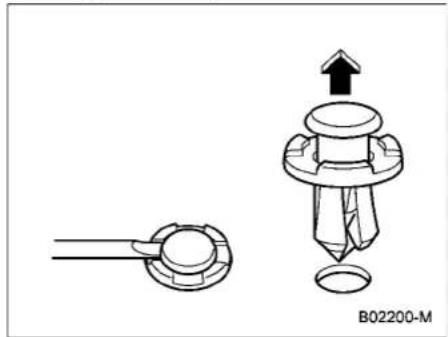 SUBARU Impreza Wagon (1995) - ▼ Removing clips - 3