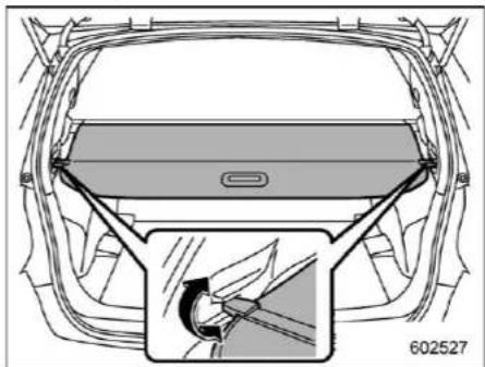 SUBARU Impreza Wagon (1995) - 6-14. Cargo Area Cover (If Equipped) - 1