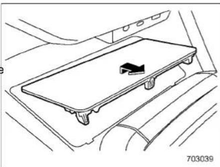 SUBARU Impreza Wagon (1995) - ▼ Shift lock release - 2