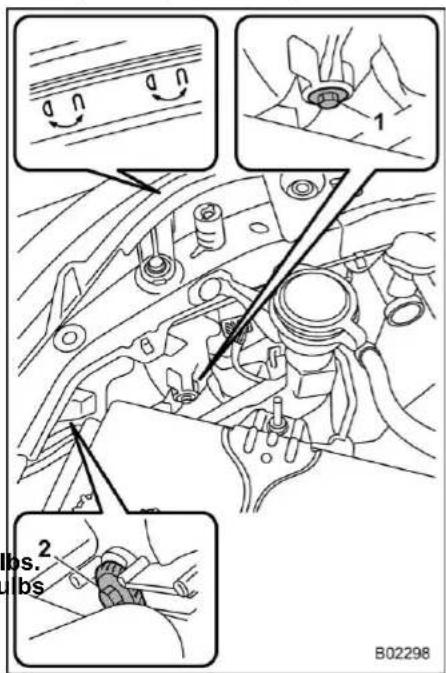 Technical diagram showing mechanical assembly with labeled parts and motion indicators