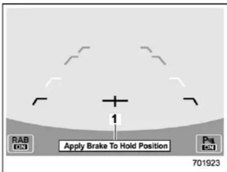RAB ON Apply Brake To Hold Position 1 701923