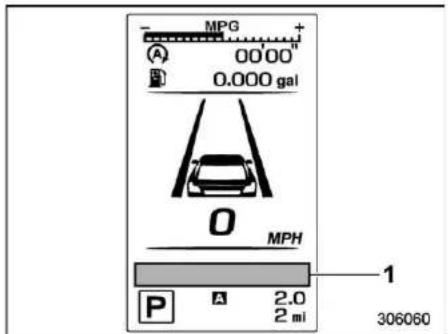 MPG 00'00" 0.000 gal O MPH 1 2.0 2 mi 306060
