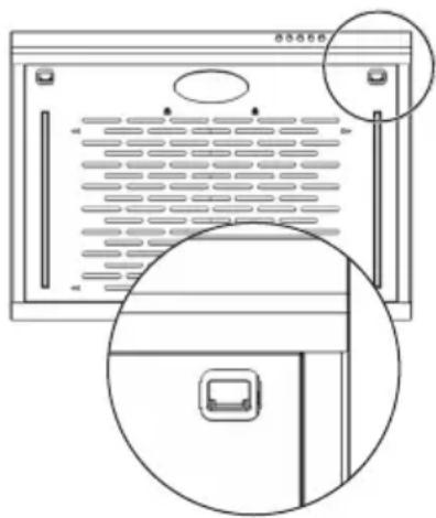 KKT Kolbe UBH600B - Removing the metal filter (filter plate on the underside of the appliance) - 1