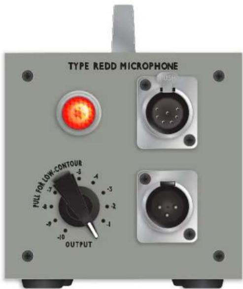 TYPE REDD MICROPHONE PULL FOR LOW-CONTOUR OUTPUT