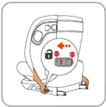 Caretero Azure I-Size - Demontaż ISOFIX / remove ISOFIX / ISOFIX entfernen - 1