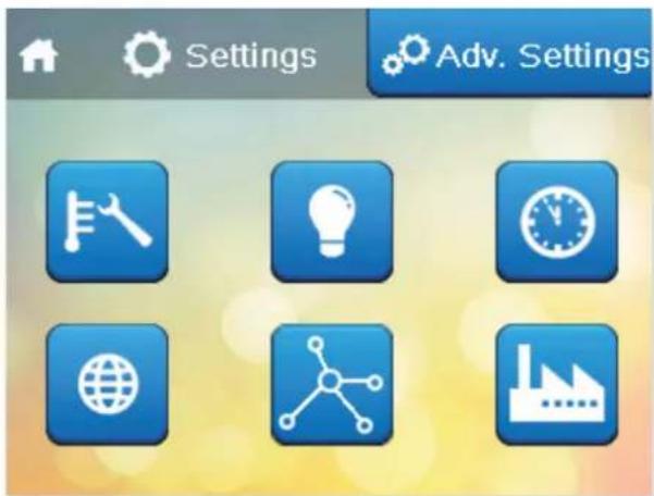 Settings Adv. Settings