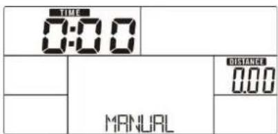 TIME 0:00 MANUAL DISTANCE 0.00