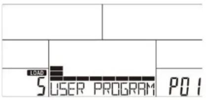 LOAD 5 USER PROGRAM P01