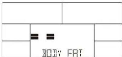 HMS Premium M5812 - Režim BODY FAT - 1