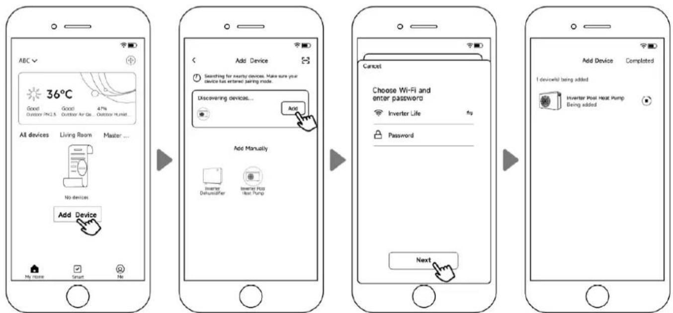 EvoHeat Apex 18 - Connection Mode 1: Auto Discovery (Bluetooth) - 1