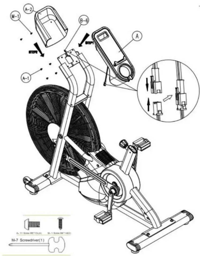 M-1 A-2 B-6 STEP1 A A-1 STEP2 A-1: Series M*1(1)(4) M-1: Series M*1(4)(2) M-7 Screwdriver(1)
