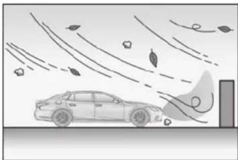 LEXUS LS 500h (2025) - ■ Situations in which the system may not operate properly - 3