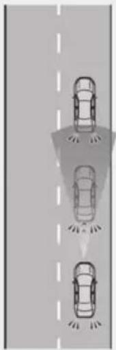 LEXUS LS 500h (2025) - Driving in vehicle-to-vehicle distance control mode - 4