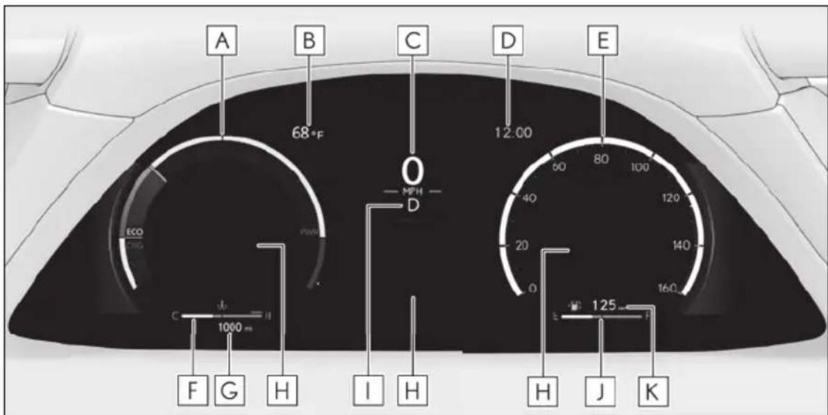 A B C D E 68°F 12.00 MPH D 40 80 100 120 140 160 1000 m 125 F G H I H H J K