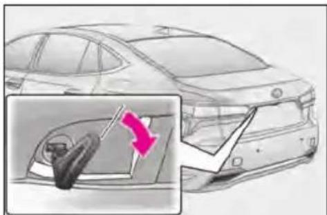 LEXUS LS 500h (2025) - Triggering of the alarm - 2