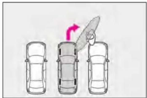 LEXUS LS 500h (2025) - Leaving a parking space using the perpendicular exiting (forward/reverse) function - 5