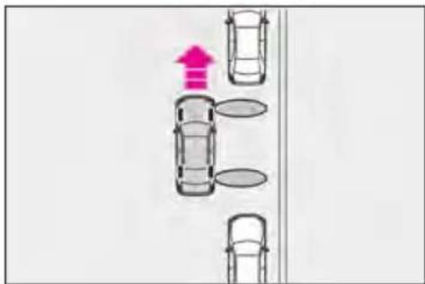 LEXUS LS 500h (2025) - Parking using the parallel parking function - 6