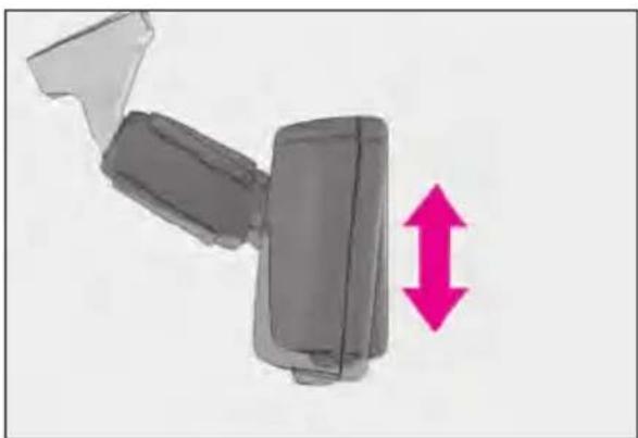 LEXUS LS 500h (2025) - Adjusting the height of rear view mirror - 1