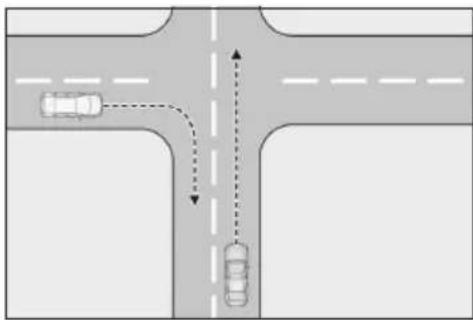 LEXUS LS 500h (2025) - Conditions under which the system may operate even if there is no possibility of a collision - 10
