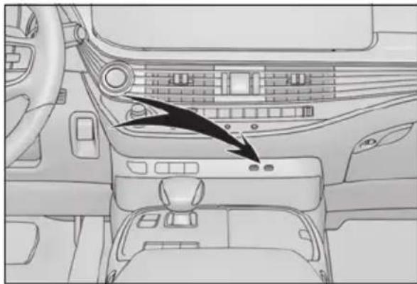 LEXUS LS 500h (2025) - USB charging ports - 1