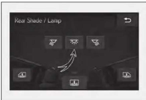 Rear Shade / Lamp