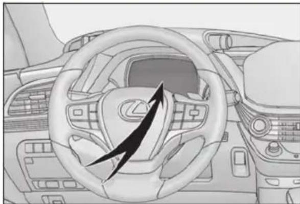 LEXUS LS 500h (2025) - Hybrid warning message - 1