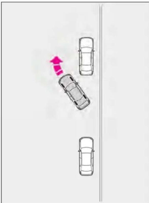 LEXUS LS 500h (2025) - Leaving a parking space using the parallel exiting function - 2