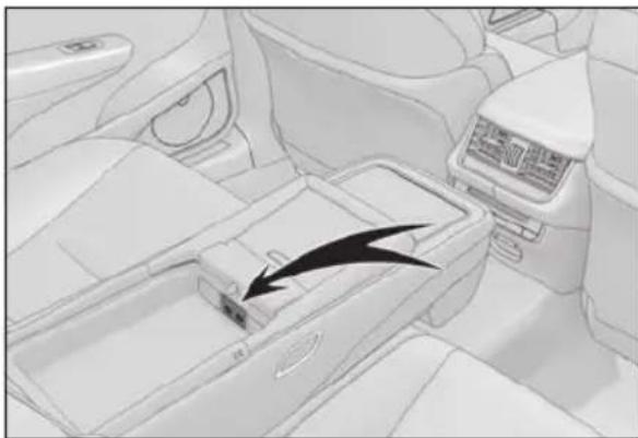 LEXUS LS 500h (2025) - USB charging ports - 4