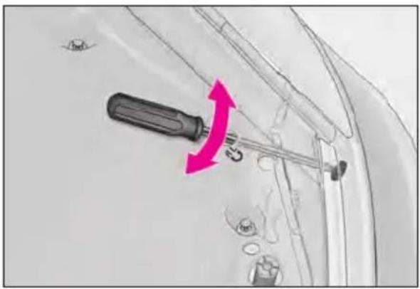 LEXUS LS 500h (2025) - Adjusting the headlight aim - 2