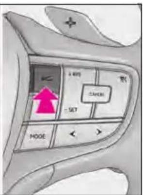 Diagram showing a location pin layout with directional arrows and labeled buttons, including a pink arrow pointing to a 'SET' button.