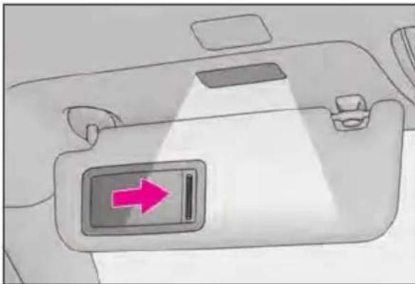 LEXUS LS 500h (2025) - Vanity mirrors - 1