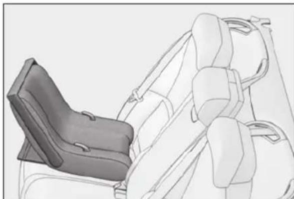 LEXUS LS 500h (2025) - Child restraint system fixed with a seat belt - 1