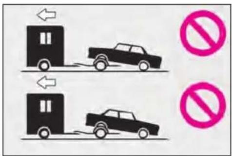 Traffic sign indicating no parking, showing two lanes with vehicles and a stop sign