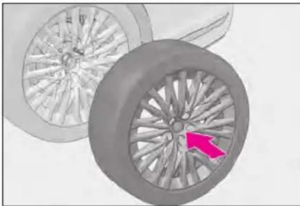 LEXUS LS 500h (2025) - Installing the tire - 2