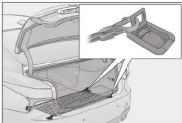 LEXUS LS 500h (2025) - Cargo net - 1