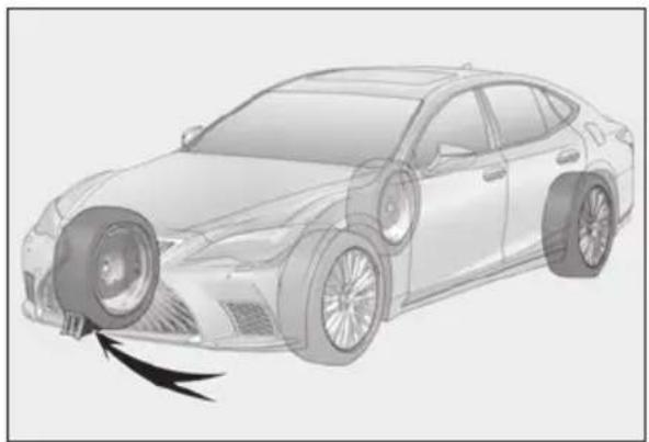 LEXUS LS 500h (2025) - Removing a tire - 1
