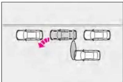 LEXUS LS 500h (2025) - Leaving a parking space using the parallel exiting function - 4