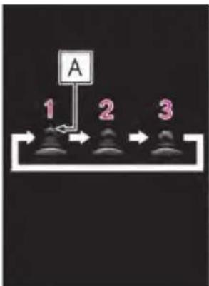 LEXUS LS 500h (2025) - Changing the vehicle-to-vehicle distance (vehicle-to-vehicle distance control mode) - 1