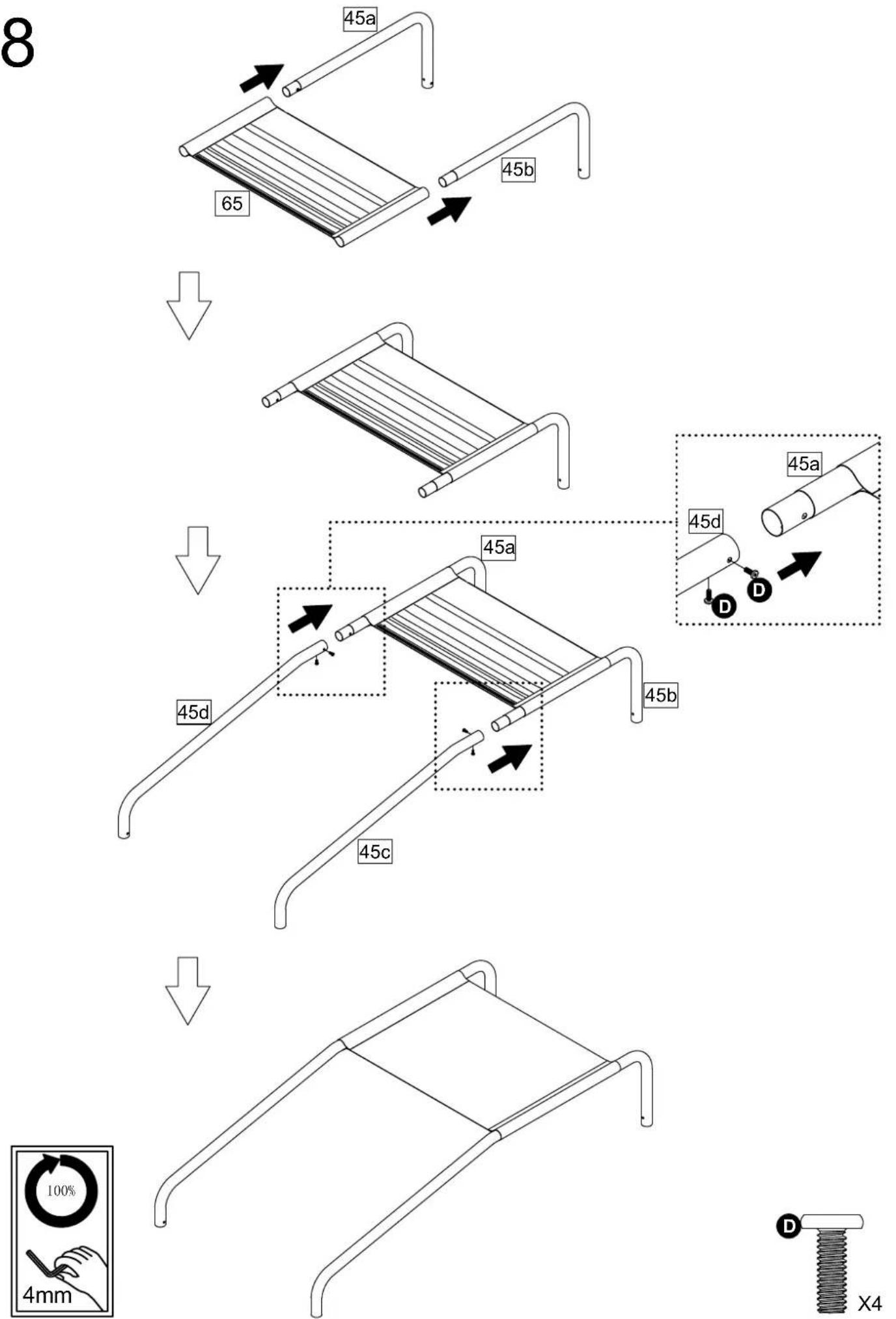 X Rocker Contra - Fittings (T00012400B00) - 18
