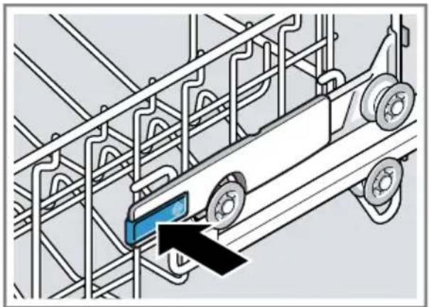 CONSTRUCTA CB6HX02HUE - Oberen Geschirrkorb mit seitlichen Hebeln einstellen - 1