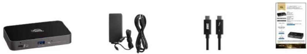 OWC Thunderbolt Hub - PACKAGE CONTENTS - 1