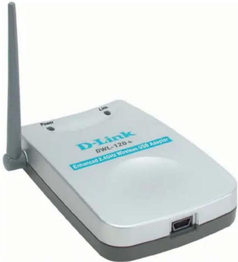 D-Link DWL-120+ Enhanced 2.4GHz Wireless USB Adaptor Power Line