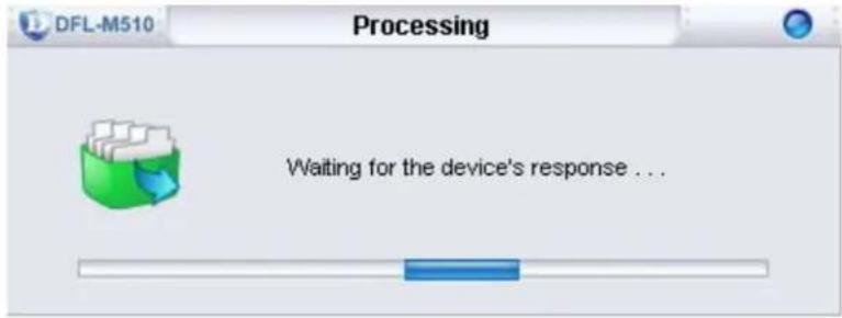 DFL-M510 Processing Waiting for the device's response ...