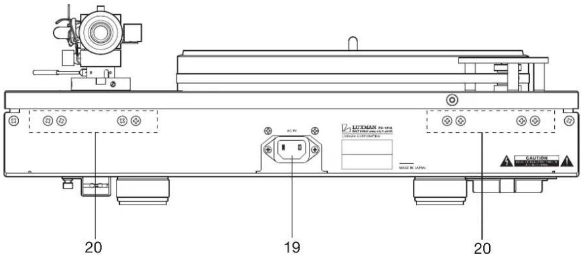 LUXMAN 10-11A MAUTRUM AND FLU LUXMAN COCONDUCTOR MADE BY: JAPAN CAUTION 20 19 20